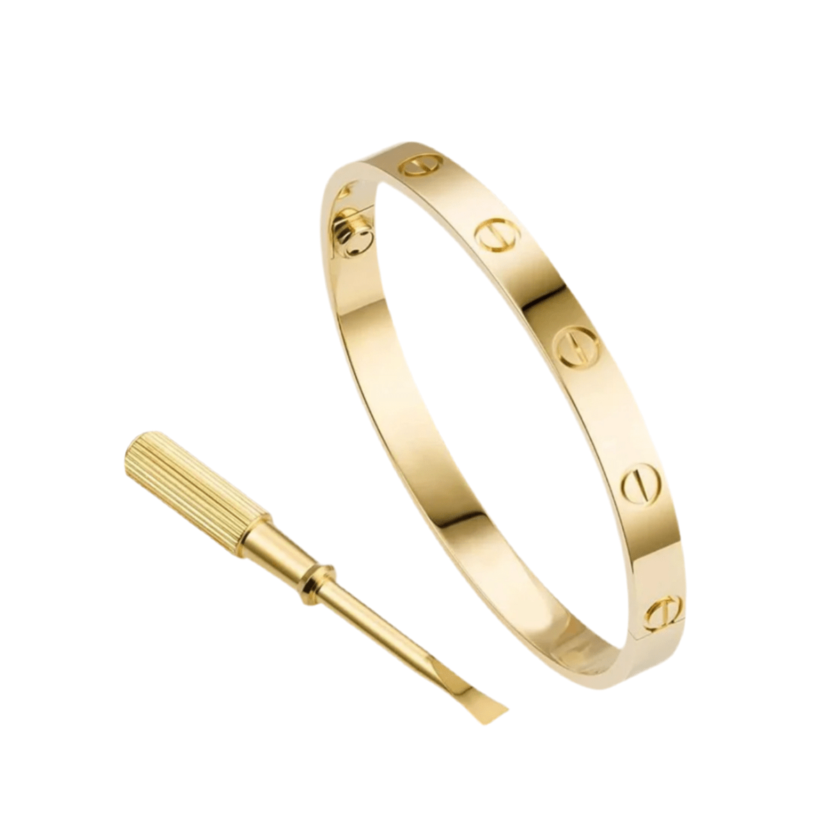 Velina bangle-Gold-Includes a stylish screwdriver