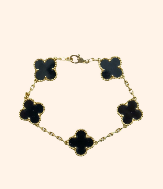 Black Leaf Bracelet